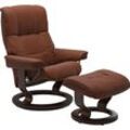 Relaxsessel STRESSLESS "Mayfair", braun (copper paloma), B:88cm H:102cm T:77cm, Leder BATICK: BATICK ist ein leicht korrigiertes, durchgefärbtes und genarbtes Möbelleder, bei dem die meisten Unebenheiten und Spuren in der Regel entfernt wurden., Leder PALOMA: PALOMA ist ein durchgefärbtes Semianilin-Möbelleder mit natürlicher Narbung., ROHLEDER Stoff Q2 FARON: Ein fester zuverlässiger Bouclu00e9 m