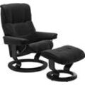 Relaxsessel STRESSLESS "Mayfair", schwarz (schwarz paloma), B:88cm H:102cm T:77cm, Leder BATICK: BATICK ist ein leicht korrigiertes, durchgefärbtes und genarbtes Möbelleder, bei dem die meisten Unebenheiten und Spuren in der Regel entfernt wurden., Leder PALOMA: PALOMA ist ein durchgefärbtes Semianilin-Möbelleder mit natürlicher Narbung., ROHLEDER Stoff Q2 FARON: Ein fester zuverlässiger Bouclu00e