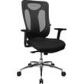 Bürostuhl TOPSTAR "Sitness Net Pro 100", schwarz (schwarz, schwarz), Stühle