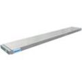 Teleskop-Bohle KRAUSE "Teleboard", grau (aluminiumfarben), B:29cm H:6cm, Aluminium, Gerüststege