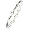 Armband JOBO, silber (silber 925), Armbänder, Damen, Silber 925 (Sterlingsilber), 925 Silber 19 cm