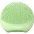 Elektrische Gesichtsreinigungsbürste FOREO "LUNA™ 4 go", grün (pistachio), ElektrohautpflegebürstenB:8,7cm H:9,6cm T:3,5cm, B:8,7cm H:9,6cm T:3,5cm