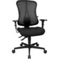 Bürostuhl TOPSTAR "Sitness 90", schwarz (schwarz, schwarz), Sitzfläche: 100% Polyester, Stühle