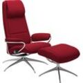 Relaxsessel STRESSLESS "Paris", rot (rot q2 faron), B:80cm H:110cm T:74cm, Leder BATICK: BATICK ist ein leicht korrigiertes, durchgefärbtes und genarbtes Möbelleder, bei dem die meisten Unebenheiten und Spuren in der Regel entfernt wurden., Leder PALOMA: PALOMA ist ein durchgefärbtes Semianilin-Möbelleder mit natürlicher Narbung. ROHLEDER Stoff Q2 FARON: Ein fester zuverlässiger Bouclu00e9 mit ein