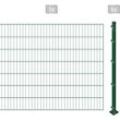 ARVOTEC Einstabmattenzaun "ESSENTIAL 140 zum Einbetonieren" Zaunelemente Zaunhöhe 140 cm, Zaunlänge 2 - 60 m Gr. H/L: 140 cm x 10 m, grün (dunkelgrün) Zaunelemente