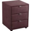 Nachtkonsole JOCKENHÖFER GRUPPE "Lore", lila (aubergine 344, 05), H:53cm T:45cm, Sideboards