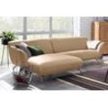 Ecksofa GUTMANN FACTORY "Venezuela", braun (hellbraun), B:280cm H:80cm T:170cm, Sofas