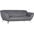 2-Sitzer GUTMANN FACTORY "Venezuela", grau, B:205cm H:83cm T:100cm, Sofas