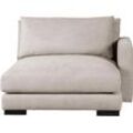 Recamiere "Tvinna, wahlweise links oder rechts bestellbar", beige (creme), B:102cm H:76cm T:151cm, 92% Polyester, 8% Nylon, LEGER HOME BY LENA GERCKE, Sofas