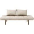 Daybett KARUP DESIGN "Pace", beige, B:200cm H:37cm L:200cm, Daybetten, aus massiven Kiefernholz, inkl. Futonmatratze