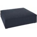 Hocker TOM TAILOR HOME "BIG CUBE", blau (schwarz navy tbo 6), B:122cm H:36cm T:122cm, Struktur fein TBO (100% Polyester), Hocker, Polsterhocker