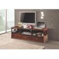 TV-Board HOME AFFAIRE "TV-Board Benaco", braun (nuss), B:150cm H:48cm T:48cm, Holz teilmassiv, Sideboards, Breite 150 cm