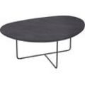 Couchtisch HASSE MÖBEL COLLECTION "7721" Tische Gr. H/T: 39cm x 90cm, schwarz Couchtisch Runde Couchtische Holz-Couchtische Tischplatte wahlweise in Keramik storm negro oder Asteiche