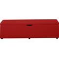 Hockerbank PLACES OF STYLE "Standard", rot, B:120cm H:42cm T:40cm, Struktur fein (100% Polyester) für Bett u00bbClassicou00ab, u00bbPiazzau00ab, u00bbPremiumu00ab und u00bbVegau00ab, Struktur (100% Polyester) für Bett u00bbCratou00ab und u00bbLucinau00ab, Struktur (60% Baumwolle, 40% Leinen) für Bett u00bbKissu00ab, Kunstleder für Bett u00bbNaturau00ab, Struktur (100% Polyester) für Bett u00bbNord