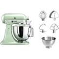 KITCHENAID Küchenmaschine "5KSM175PSEPT PISTAZIE" Küchenmaschinen mit Zubehör im Wert von ca. 112,-€ UVP grün (pistazie)