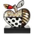 Sammelfigur GOEBEL "Figur Romero Britto - "Golden Big Apple"", bunt, B:35cm H:40cm T:22cm, Porzellan, Dekofiguren