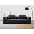 2,5-Sitzer RAUM.ID "Cushid" Sofas Gr. B/H/T: 268cm x 62cm x 109cm, Easy care, grau (anthrazit) Modulsofa, bestehend aus 2 Teilen, Breite 268 cm