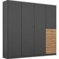 Schrank-Set RAUCH "Ontario" Kastenmöbel-Sets Gr. B/H/T: 298 cm x 197 cm x 195 cm, Alle Elemente können einzeln gestellt werden, grau (graumetallic, eiche artisan) Schranksysteme und Schrankserien