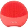 Elektrische Gesichtsreinigungsbürste FOREO "LUNA™ 4 mini", rot (coral), ElektrohautpflegebürstenB:4,5cm H:15,2cm T:11,8cm, B:4,5cm H:15,2cm T:11,8cm