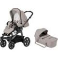 Kombi-Kinderwagen HARTAN "Racer GTS - Casual Collection", grau (hedgehog love), Baby, Polyester, Baumwolle, Kinderwagen, mit Kombitasche; Made in Germany