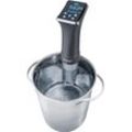 STEBA Sous-Vide Stick "SV 80 WIFI", grau (edelstahl, anthrazit), B:7,5cm H:39cm T:11,5cm, Sous-Vide-Garer