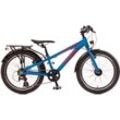 ATB BACHTENKIRCH "20" "SWOP" Jugendfahrrad matt-blau" Fahrräder Gr. 25 cm, 20 Zoll (50,80 cm) hinten: 20 Zoll (50,80 cm), blau (mattblau, schwarz) Kinder