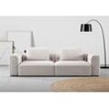 2,5-Sitzer RAUM.ID "Cushid" Sofas Gr. B/H/T: 268cm x 62cm x 109cm, Easy care, weiß Modulsofa, bestehend aus 2 Teilen, Breite 268 cm