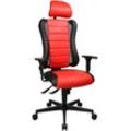 Bürostuhl TOPSTAR "Sitness RS" Stühle schwarz (schwarz, rot)