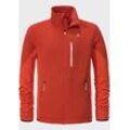 Fleecejacke SCHÖFFEL "Fleece Jacket Lodron M" Gr. 50, orange (5480, orange) Herren Jacken