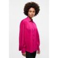 Shirtbluse ETERNA "OVERSIZE FIT" Gr. 38, pink, Damen, 75% cotton, 5% Elasthan, 20% Polyamid, Blusen