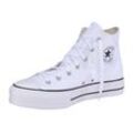 Sneaker CONVERSE "CHUCK TAYLOR ALL STAR PLATFORM CANVAS" Gr. 36, weiß Schuhe