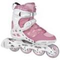 Inlineskates POWERSLIDE "Phuzion Argon Rose 80" Gr. 37, rosa (rosa, weiß), Inlineskates_Rollschuhe_Schlittschuhe, 37, Kunstfaser, Lederimitat