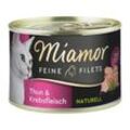 Miamor Feine Filets Naturell Thun & Krebsfleisch 48x156 g