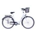 HAWK Bikes City Wave Premium Plus - Weiss - Eiche