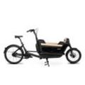 HAWK Bikes Lastenrad E-Cargo 2.2 Bafang - Schwarz - Eiche