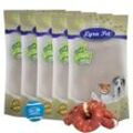 5 kg Lyra Pet® Kauringe mit Entenbruststreifen + Tennis Ball