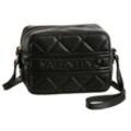 Umhängetasche VALENTINO BAGS "ADA" Gr. B/H: 19,5cm x 14,4cm, schwarz, Damen, Lederimitat, clean, unifarben, Taschen, Handtasche Damen Tasche Damen Schultertasche