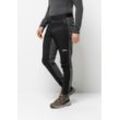 Fahrradhose JACK WOLFSKIN "MOROBBIA ALPHA PANTS M", Herren, Gr. L (52), Normalgrößen, schwarz, 1. OBERSTOFF 100% POLYAMID 2. OBERSTOFF 88% POLYAMID, 12% ELASTHAN 1.FUTTER 100% POLYESTER 2.LINING 100% POLYESTER, Hosen