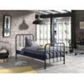 Jugendbett VIPACK "Bronxx", blau, B:96,5cm H:110cm L:206cm, Betten, Kinderbett Jugendbett, Metallbett