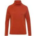 Rollkragen-Pullover St. Emile orange, 42