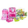 JOLLY Schulranzen-Set ERGONOMIC FLEXI 16,0 x 16,0 x 40,0 cm pink 20,0 l