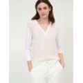 BRAX Damen Shirt Style CLARISSA, Altweiß, Gr. 42