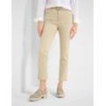 BRAX Damen Five-Pocket-Hose Style CAROLA S, Beige, Gr. 48K