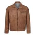 Lederjacke aus 100% Lammnappa Louis Sayn braun, 48