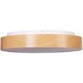 Deckenleuchte Gold Ringform Stahl und Kunststoff mit Integriertem LED-Licht Runde Form Moderne Beleuchtung