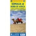 Somalia 1 : 1 700 000 / Horn of Africa Travel Map 1 : 3400 000