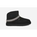 UGG® Classic Mini Crescent Boot für Damen in Black, Größe 39, Schaffell