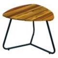 Beistelltisch Couchtisch aus Akazienholz 48 x 48 x 38,5 cm dreieckig FSC braun