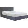 Himmelbett Lattenrost 160*200cm graue Farbe SOGNO