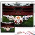 Fiyo Diy 5d Diamant Malerei Fußball Sport Kreuzstich Kit Voller Bohrer Stickerei Mosaik Kunst Bild Von Strass Geschenk